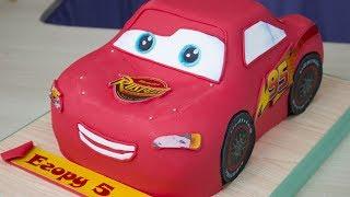 3д торт "Молния Маквин" из м/ф "Тачки" /3D cake, "Lightning McQueen" from "Cars"cartoon Я - ТОРТодел