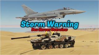 Storm Warning Major Update COMPLETE Dev Server Overview - ALL Vehicles [War Thunder]