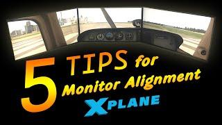 5 Simple Tips for Correct Viewing Proportions using 3 Monitors - X-Plane 11 & 12