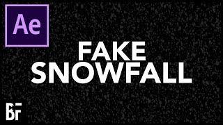 Create Fake Snow in After Effects (EASY)