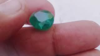 Hyderabad Gems Top Quality Natural Emerald mains zambeya(Telugu pacha)