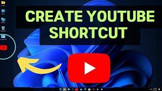 How To Create/Add YouTube ShortCut On Desktop in 2024 | Download Youtube App on Desktop |