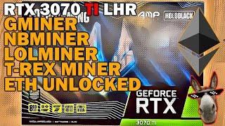 RTX 3070 TI LolMiner NBMiner GMiner T-Rex Miner