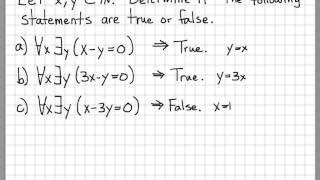 Proof and Problem Solving - Quantifiers Example 03