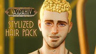 VasDahiv Stylized Hair Pack 1 for Gamers and Animators