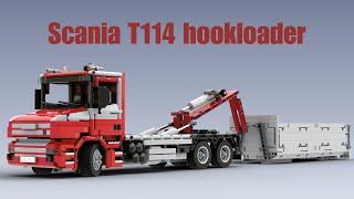 Scania T114 hookloader - Lego MOC by OldOlneyLego