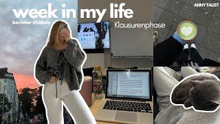 study vlog | klausurenphase & bachelorarbeit - mentaler druck - produktiv lernen