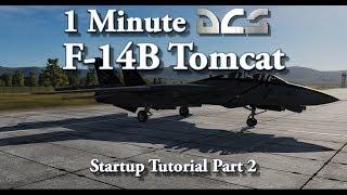 1 Minute DCS - F-14B Tomcat - Startup Tutorial Part 2