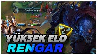 NERF'Lİ RENGAR İLE YÜKSEK ELO'DA HAVADA TEK ATIYORUZ !!!! WİLD RİFT RENGAR!!!