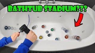 I turned Household Items into BEYBLADE STADIUMS!