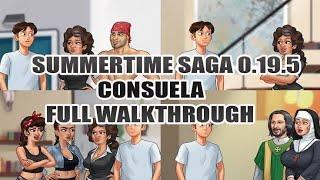 Consuela Full Walkthrough | Summertime Saga 0.19.5 | Consuela Route | Consuela Storyline