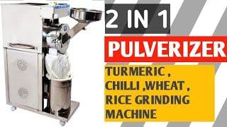 Turmeric Grinding Machine cum Flour Mill | All in one pulverizer | 2Hp & 3Hp Motor