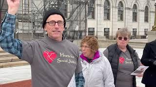 Faith in Action: Methodist Group Prays for Justice and Leadership at Rhode Island State House