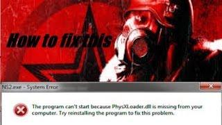 How to fix Metro 2033 Error PhysXLoader.dll Is Missing