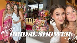 BRIDAL SHOWER VLOG!! she's getting married & showering the beautiful bride!