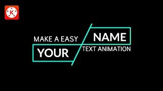 How to create a SMOOTH TEXT ANIMATION in Kinemaster | Kinemaster Tutorials | Tech Share Tamil