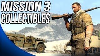 Sniper Elite 3 - Mission 3 Halfaya Pass ALL Collectibles Locations