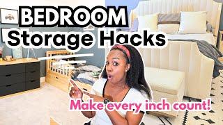 Genius Storage Tricks for Your Bedroom | Room Organization and Storage Ideas