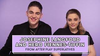 Hero Fiennes-Tiffin and Josephine Langford from 'After' Reveal Who's the Biggest Romantic and More