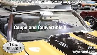 1964-1972 Window Reveal Moldings - 15 Second Product Feature