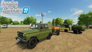 FARMING 22.УАЗ 469 ДЛЯ ФЕРМЫ. РУССКИЕ МОДЫ ДЛЯ ФЕРМЫ 22