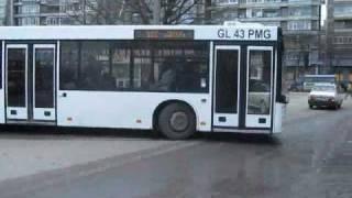 MAZ 203 buses from Galati - second presentation YTV