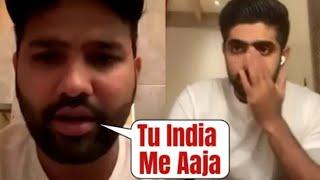 Rohit Sharma Talk To Babar After Win Of India