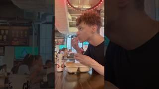 Trying Bao buns and spring rolls at a food hall! #newyorkeats