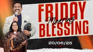   | FRIDAY BLESSING MEETING| 20-06-2025 | Pst. SUNIL GANGAWANE |V.B.C