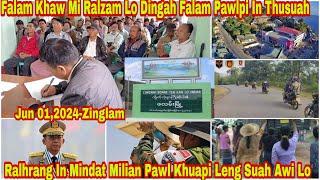 Jun 01 Zing: Falam Mipi Ralzam Lo Dingin Falam Pawlpi Thusuah. M.A.H In A Ralhrang Hmunpi 8 Thu Pe