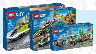 ALL LEGO® City Train sets 2022 (3in1)[2824 pcs] Speed Build | Top Brick Builder Lite