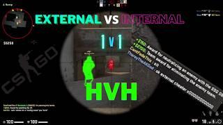 CSGO External Vs Internal Cheat hvh - mm