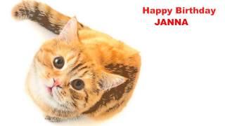 Janna   Cats Gatos - Happy Birthday