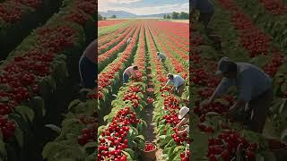 @countryside to help farmersThe cherries are ripe#pastoral life