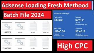 ADX & AdSense Loading Method 2024 | 100% safe Loading Method High eCpm Safe Loading Non Drop Script