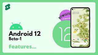 Android 12 (Beta 1) Features | Bit-Wise Tech | #shorts