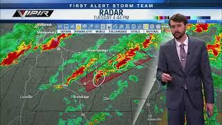 Tornado warnings with the WDHN First Alert Storm Team