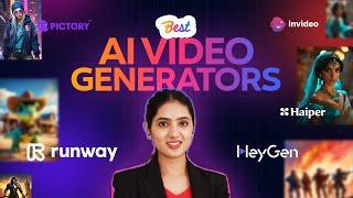 5 Best AI Video Generators for Stunning Content Creation!