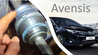 How to replace the outer wheel CV joint in Toyota Avensis.