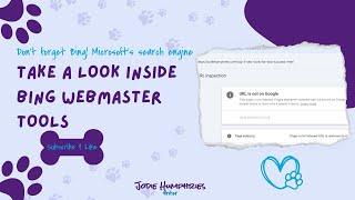 A look inside Bing Webmaster Tools - SEO is more than Google