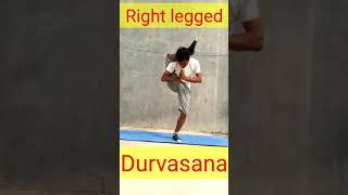 #shorts Durvasana | Advanced Yoga Poses | Yoga and Fitness With Shiva
