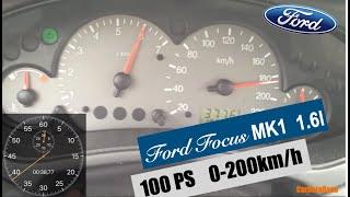 Ford Focus Mk1 1.6 100PS 0-100km/h