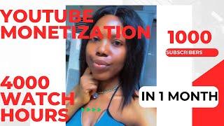 I Monetized YouTube In Just One Month