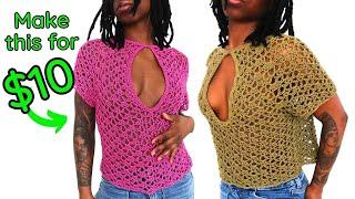 MAKE THIS ASAP!!! Crochet Raglan "Revival" Top By LaDria LaVae