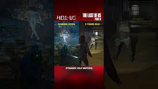 Hell is Us vs The Last of Us Part 2 | Dynamic Idle Motion Comparison