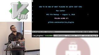 How to Do 90% of What Plugins Do (With Just Vim)