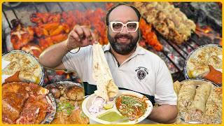 Street Food DILSHAD GARDEN | Makhan Momos, Cheese Hotdog, Litti Chokha, Chicken Malai Tikka Roll
