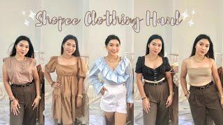 Shopee Clothing Haul + Try-on | Expectation vs. Reality edition