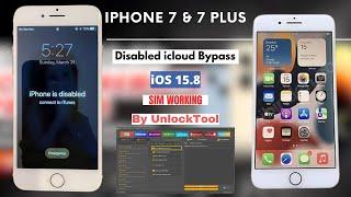 Fix iPhone 7 & 7 Plus Passcode Disabled Ramdisk Bypass iOS 15.8 With UnlockTool. EASY METHOD