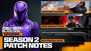 EARLY Black Ops 6 Season 2 Content Update Patch Notes! (Multiplayer, Zombies, & Warzone)